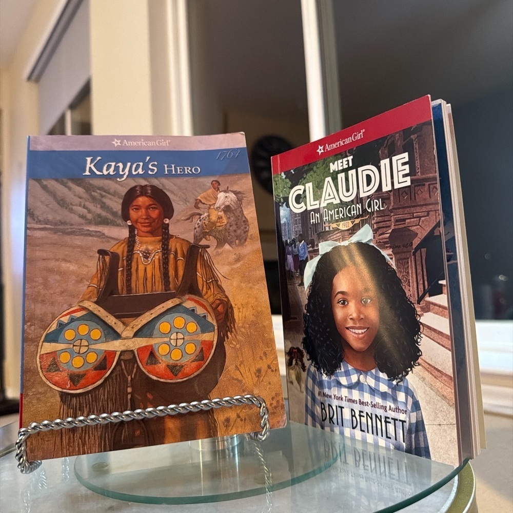 American Girl Books – Kaya’s Hero (1764) + Meet Claudie (1922) by Brit Bennett